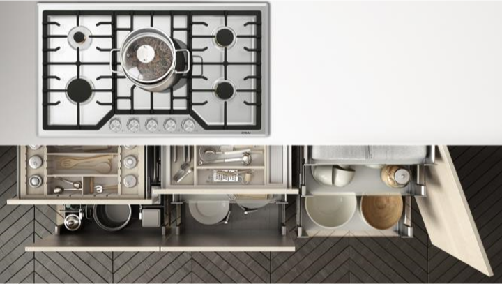 ROBAM refines time-honored Italian gas burner design with 36-inch Five-Burner Defendi Series Gas Cooktop